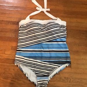 Cute, striped swim suit
